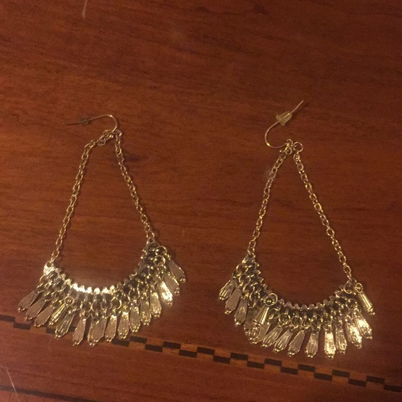 Gold earrings - Picture 1 of 1